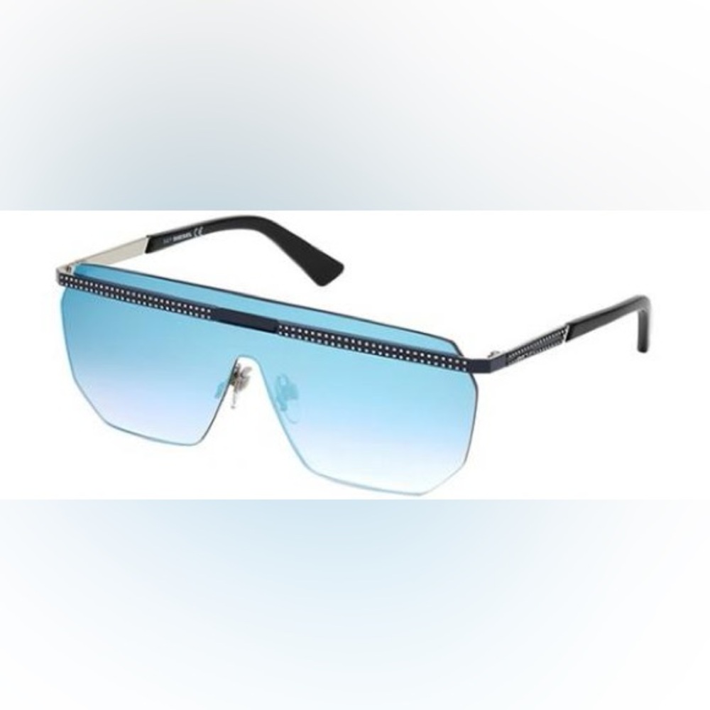 Diesel DL 0259 Shiny Light Brown / Blu Mirror (Discontinued)
